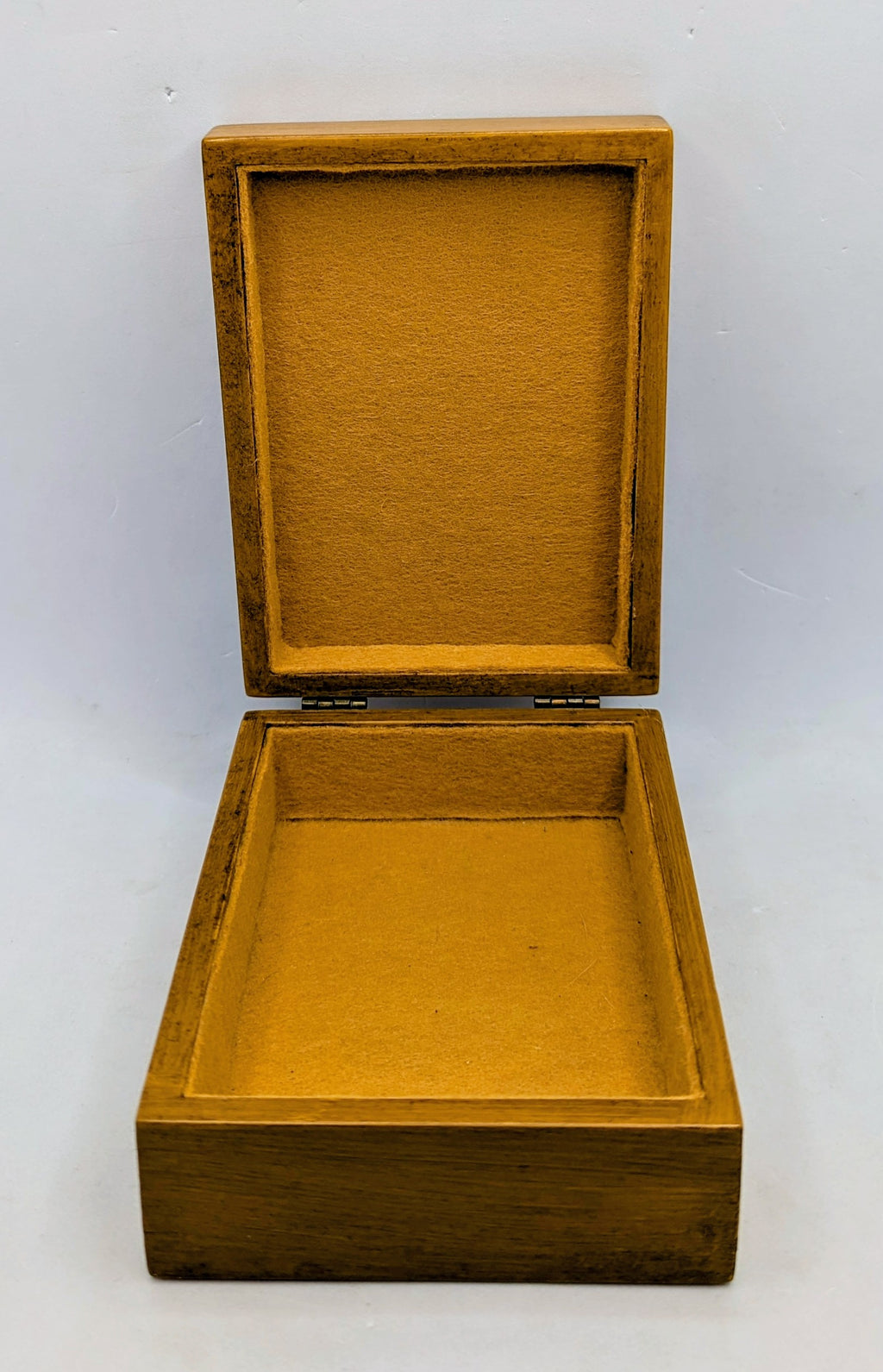 1974 Suzy Spafford Holly Hobby Yellow Duck Sewing Wooden Trinket Jewelry Box image 2