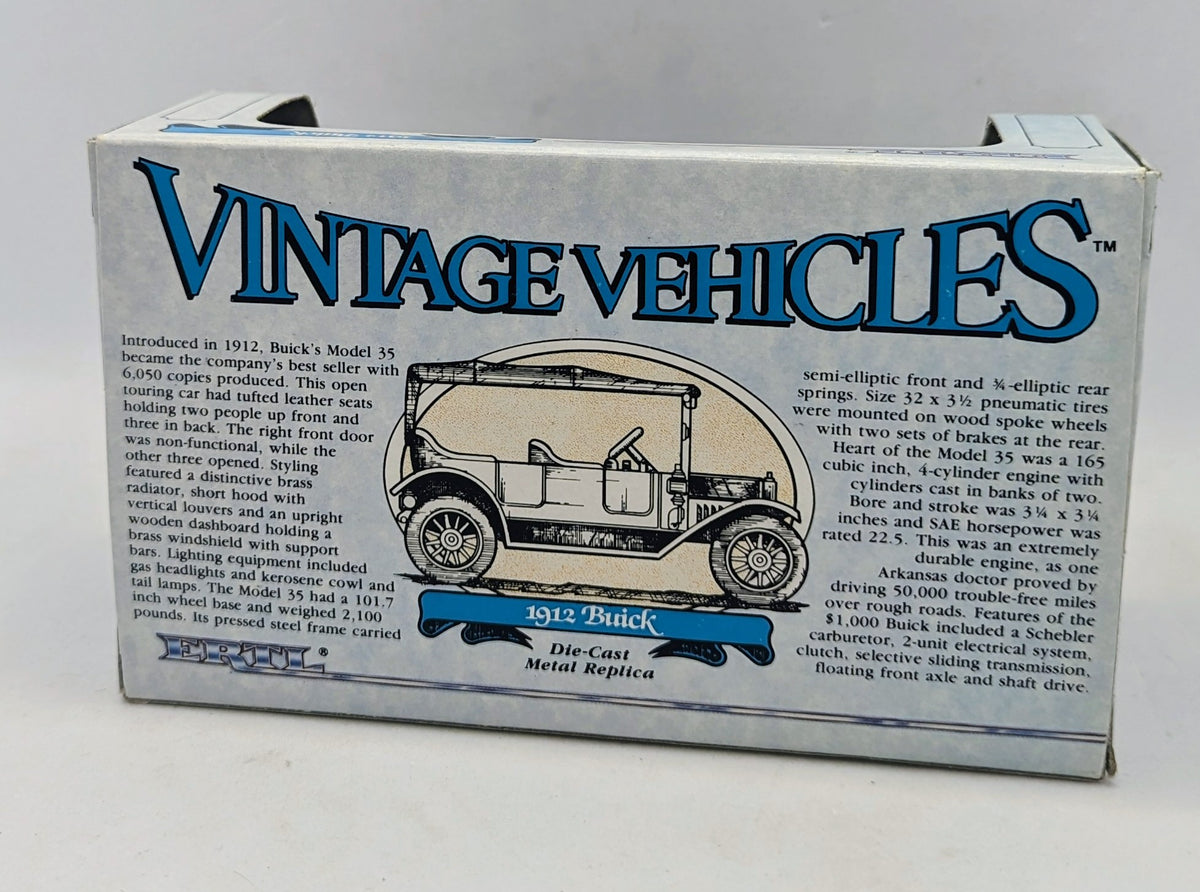 1985 ERTL 1912 Buick Vintage Vehicles 1/43 Diecast image 2