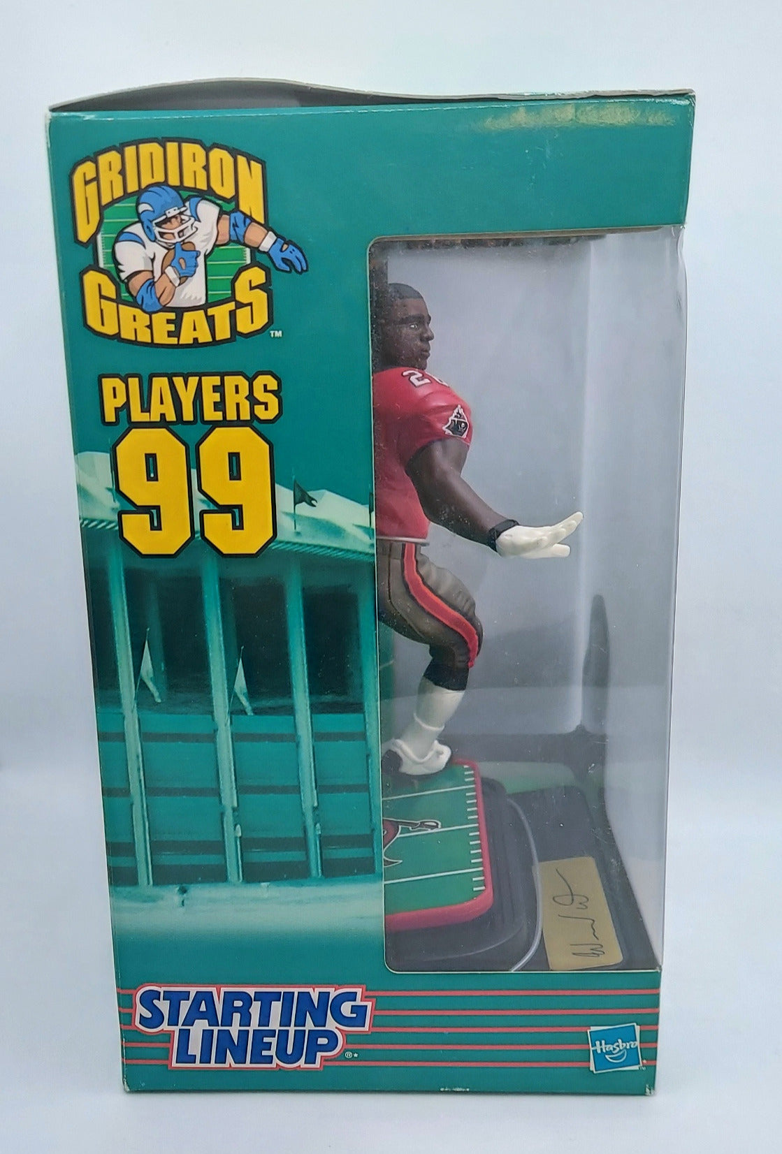 1999 Hasbro Gridiron Greats Starting Lineup Warrick Dunn Tampa Bay Buccaneers image 6