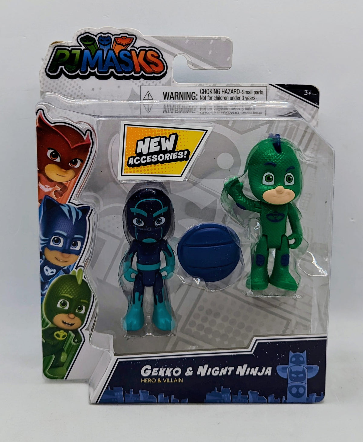 Just Play Gekko & Night Ninja Hero Villain PJ Masks Action Figures