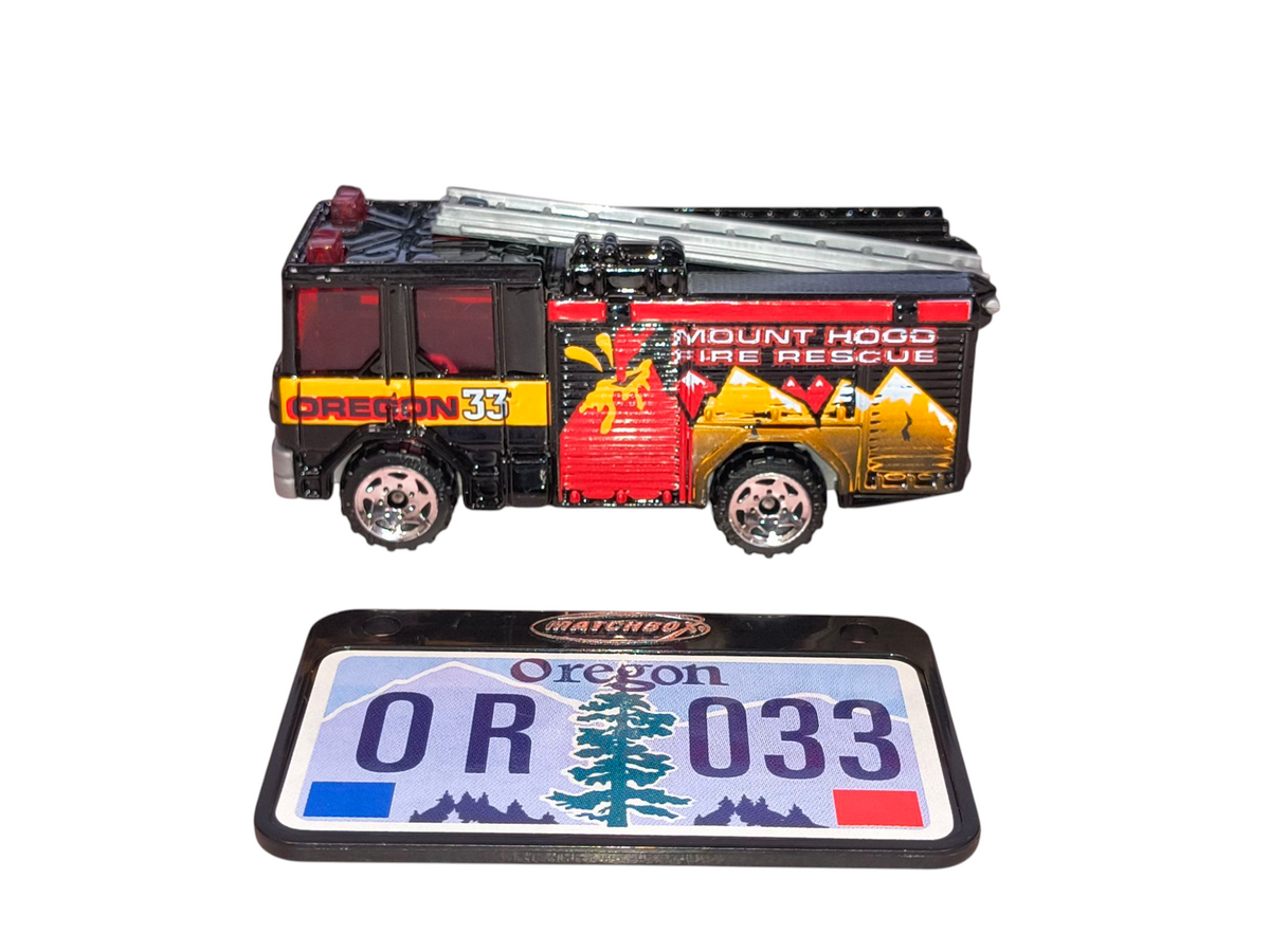 1998 Matchbox Dennis Sabre Oregon Mount Hood Fire Rescue Diecast image 2