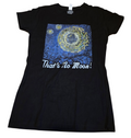 Star Wars Death Star Starry Night Parody That’s No Moon! T-Shirt Size L Van Gogh