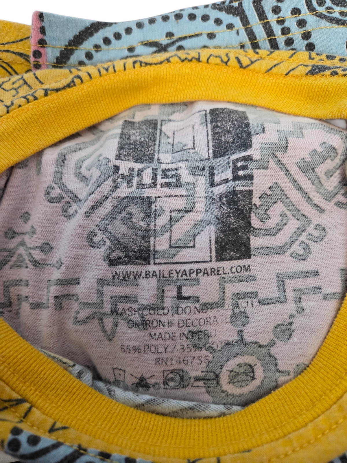 Bailey Apparel OG Hustle Drip Like This Western All Over Print Large T Shirt image 3