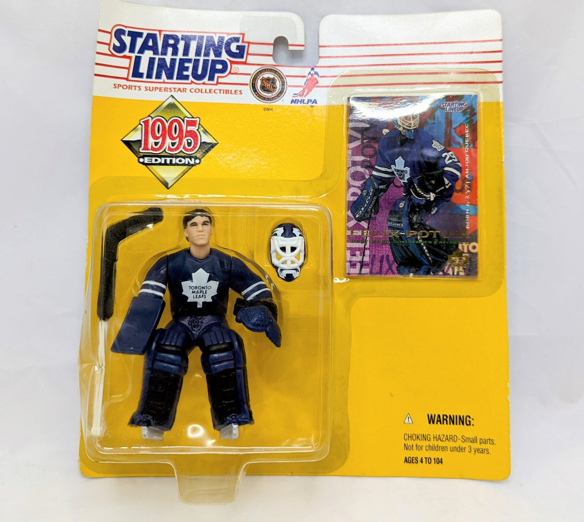 1995 Starting Lineup Felix Potvin Toronto Maple Leafs Hockey Figure