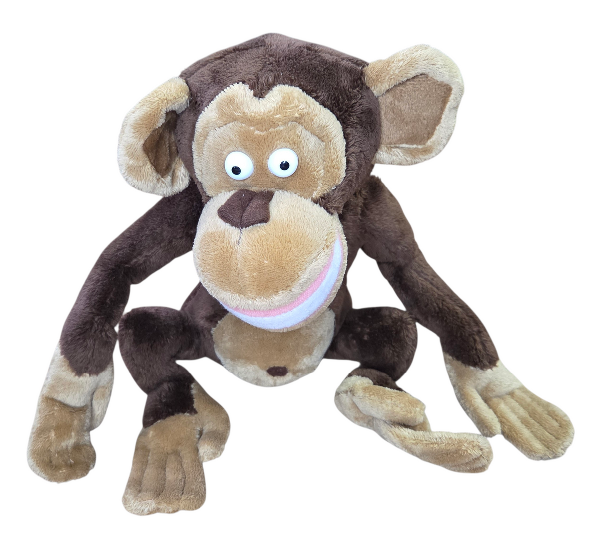 2005 Russ DreamWorks Madagascar Mason Monkey 12" Plush Stuffed Animal