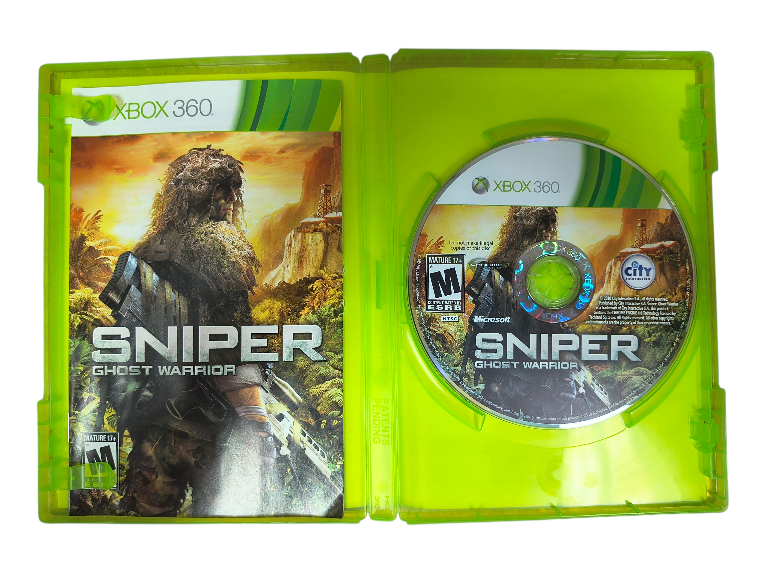 2010 City Interactive Xbox 360 Sniper: Ghost Warrior Complete CIB image 2