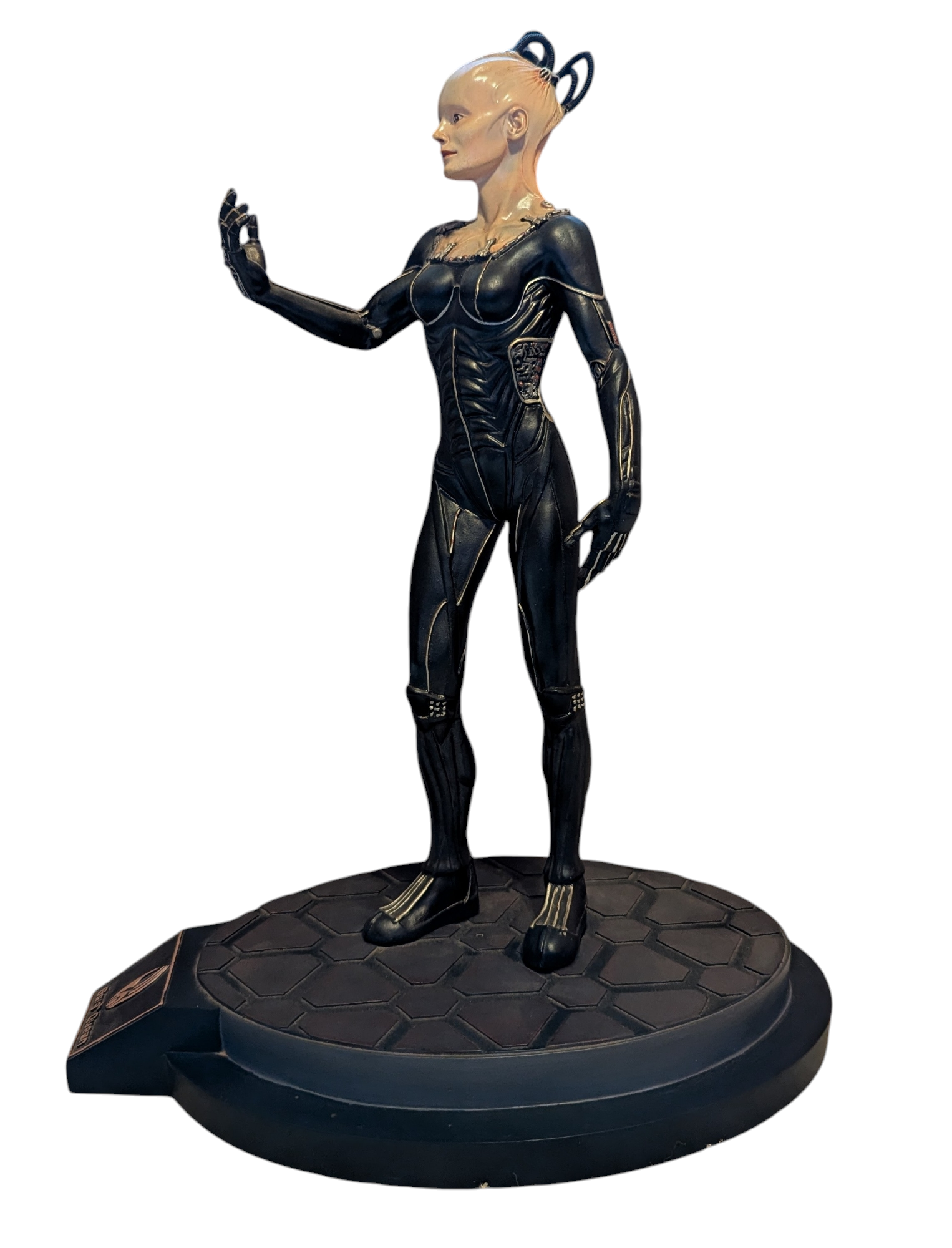 1997 Playmates Star Trek Latinum Edition Borg Queen Statue 15inch image 4