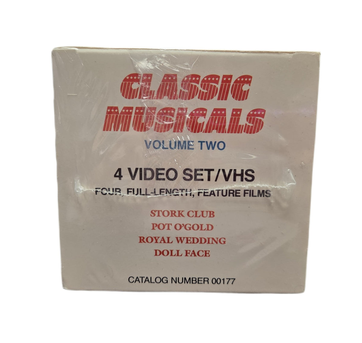 1992 Classic Musicals Vol. 2 Stork Club, Pot O Gold, Royal Wedding, Doll Face image 5