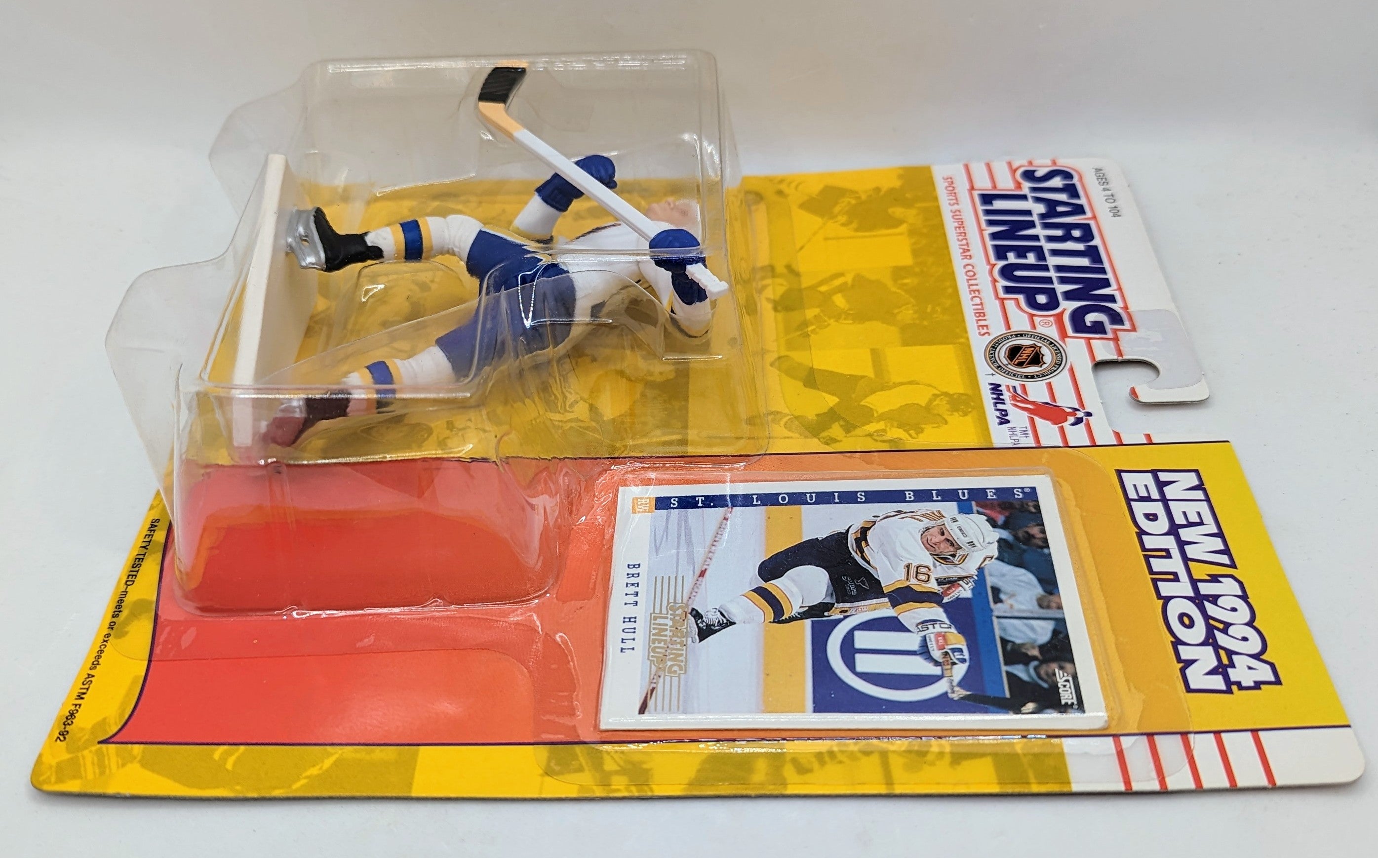1994 Kenner Starting Lineup Brett Hull St. Louis Blues Hockey NHL Figure image 3