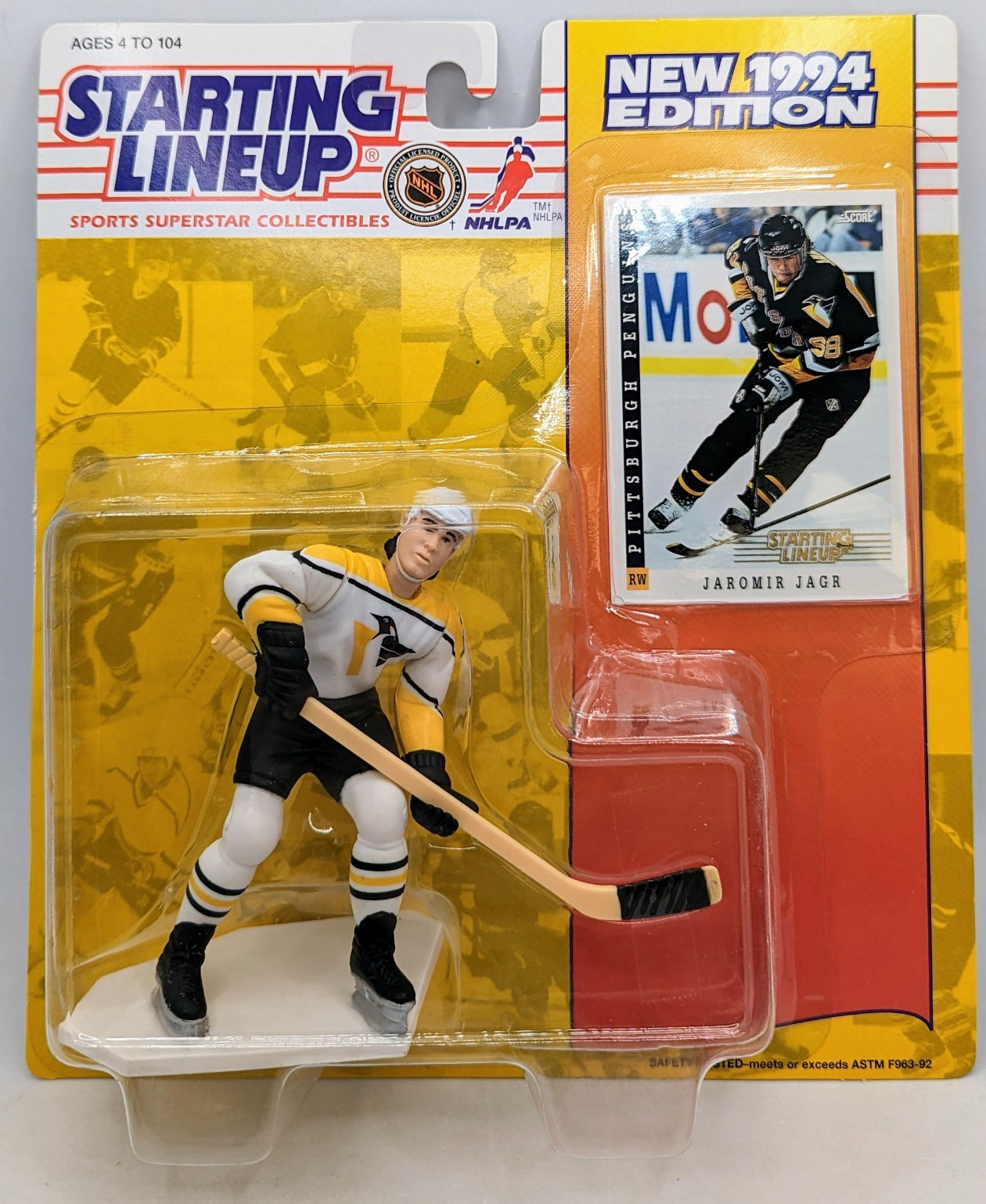 1994 Kenner Starting Lineup Jaromir Jagr Pittsburgh Penguins Hockey NHL Figure