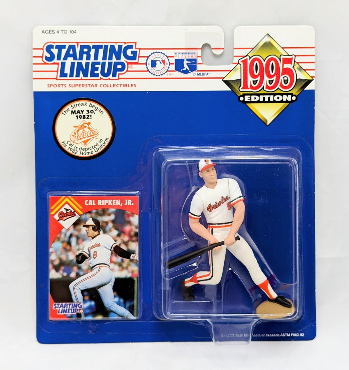 1995 Starting Lineup Cal Ripken Jr Baltimore Orioles Baseball Figure