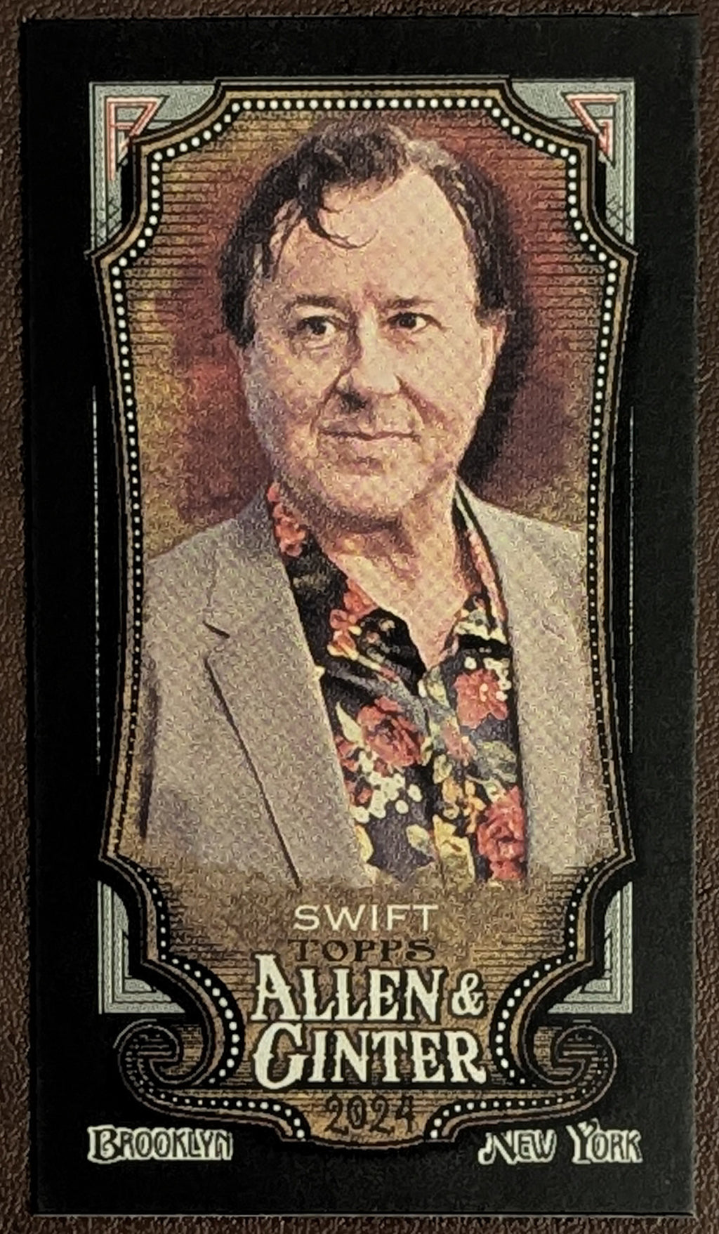 2024 Topps Allen & Ginter Black Border Mini Jeremy Swift #219 Actor