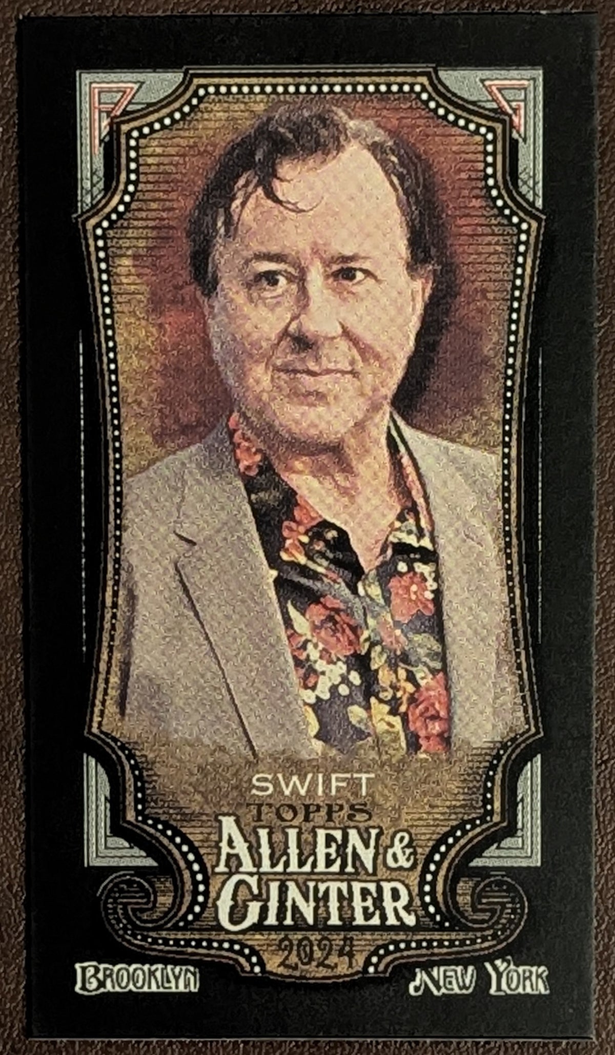 2024 Topps Allen & Ginter Black Border Mini Jeremy Swift #219 Actor