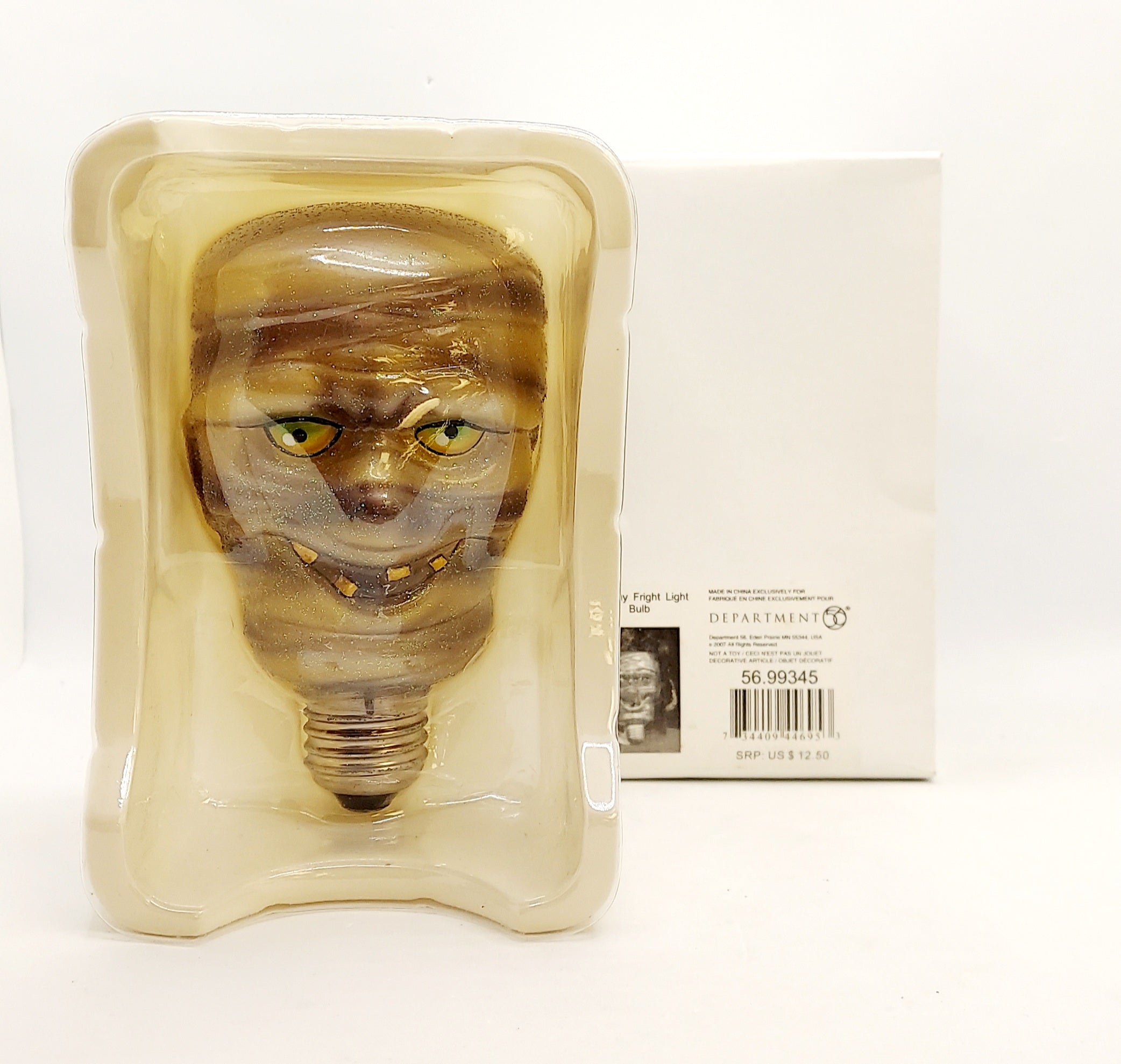 2007 Department 56 Fright Light Mummy Bulb