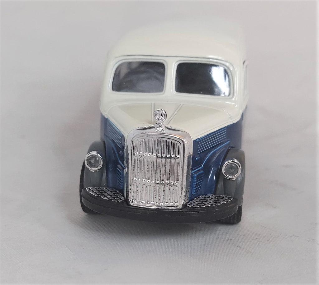 Sunnyside 1950-1955 Blue Mercedes Benz Omnibus O 3500 Euro Coach Service Bus image 3