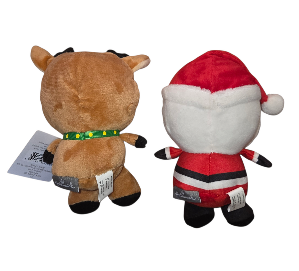 2025 Hallmark Santa And Reindeer Better Together Plush Set image 2