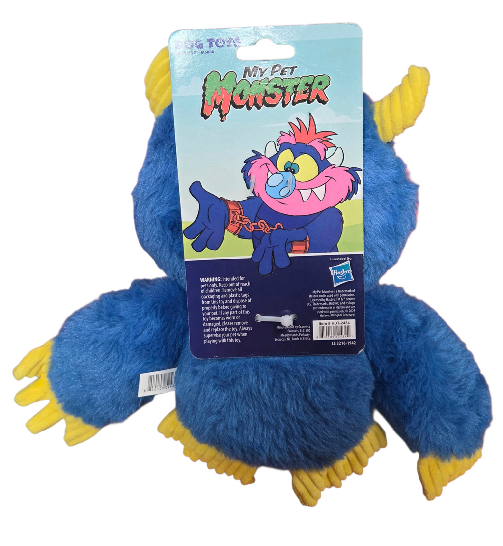 Hasbro My Pet Monster Squeak &amp; Crinkle Dog Toy 12" Plush image 2