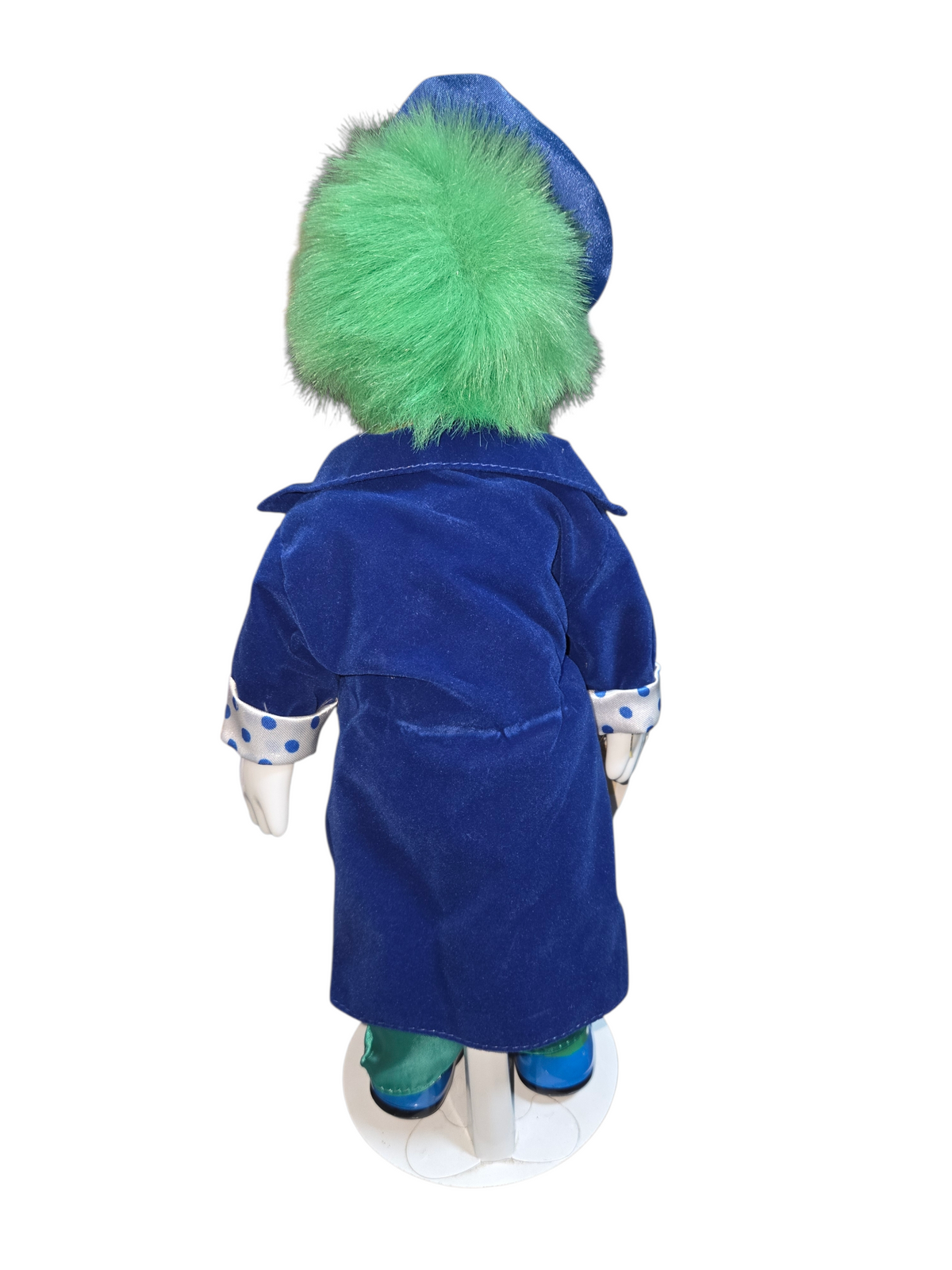 Vintage Design Impressions Bendable Clown Green Hair Porcelain Face Hands Feet image 2