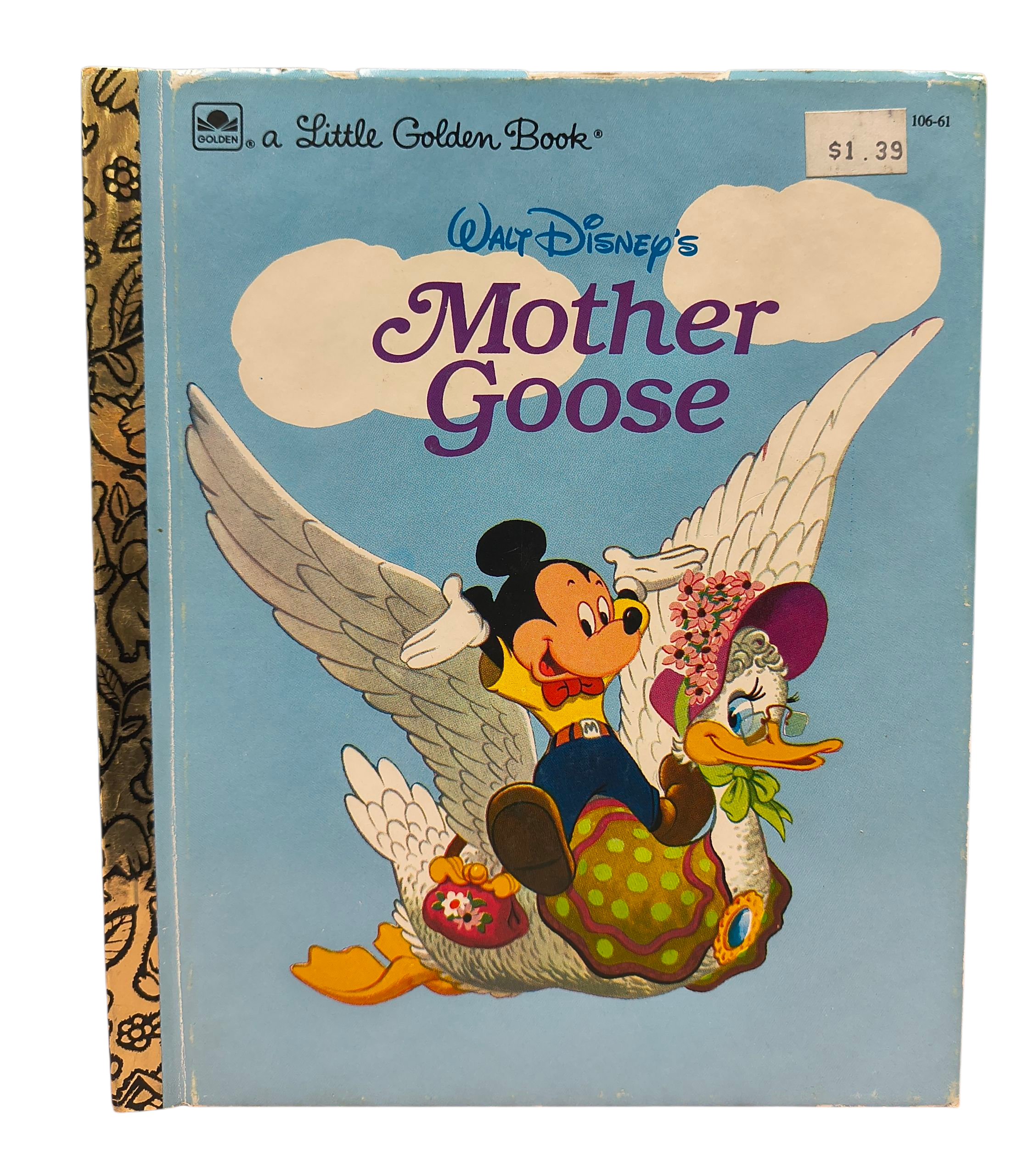 1952 A Little Golden Book: Walt Disney's Mother Goose Hardcover