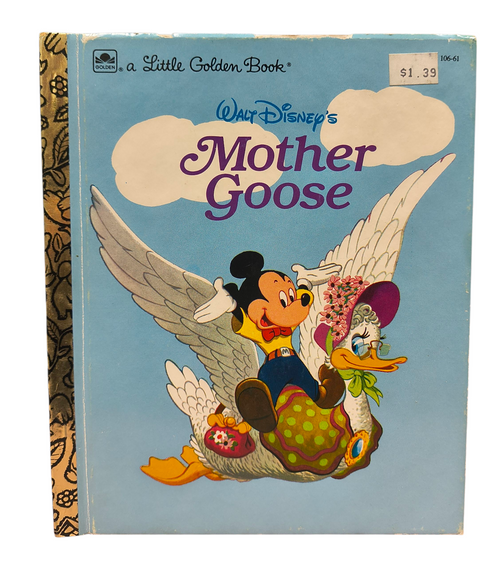 1952 A Little Golden Book: Walt Disney's Mother Goose Hardcover