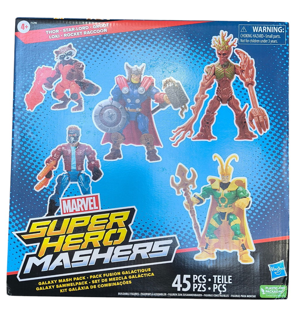 Marvel Super Hero Mashers Thor and Guardians of The Galaxy Mash 5 Pack