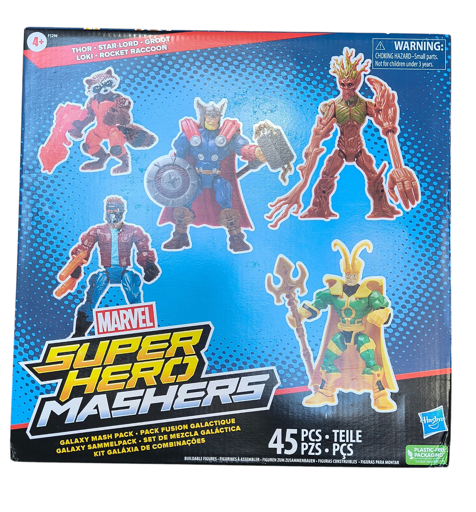 Marvel Super Hero Mashers Thor and Guardians of The Galaxy Mash 5 Pack