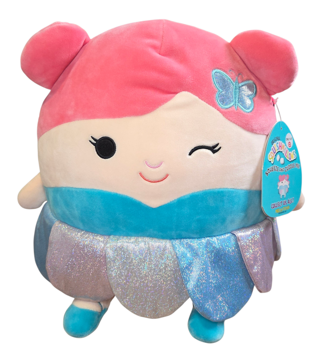 2021 KellyToy Squishmallow Maxine Fairy Butterfly Plush 12" Target Exclusive