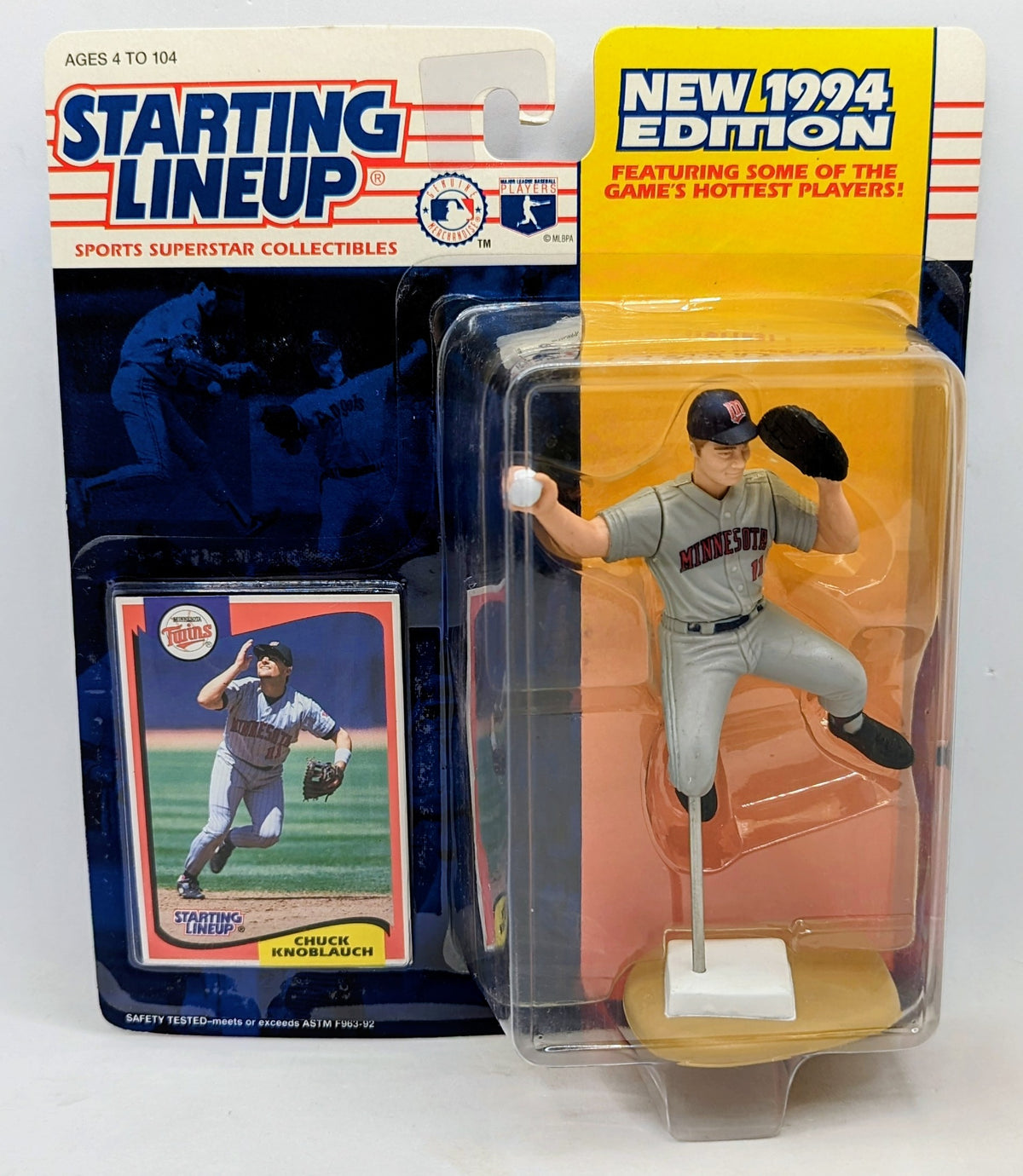1994 Starting Lineup Chuck Knoblauch Minnesota Twins Figure