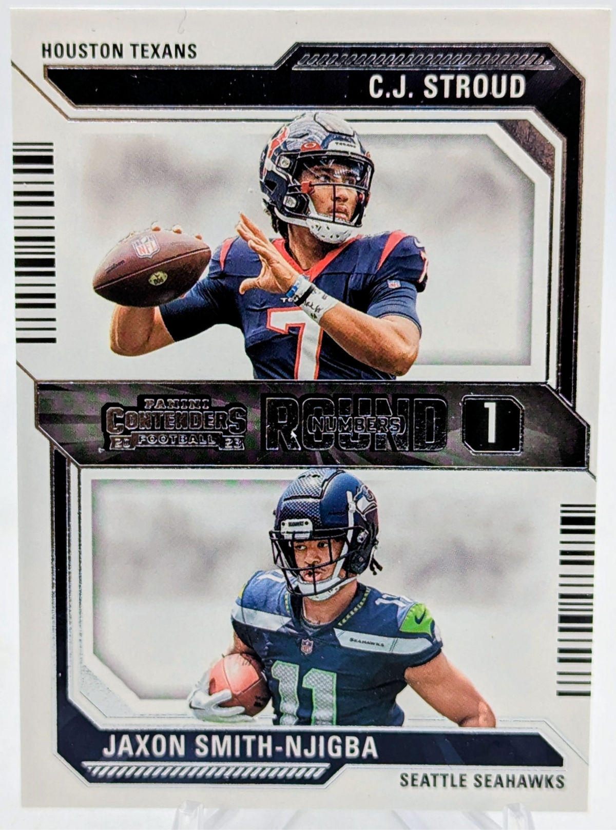 2023 Panini Contenders CJ Stroud Jaxon Smith Njigba Round 1 Numbers Rookie RC #4