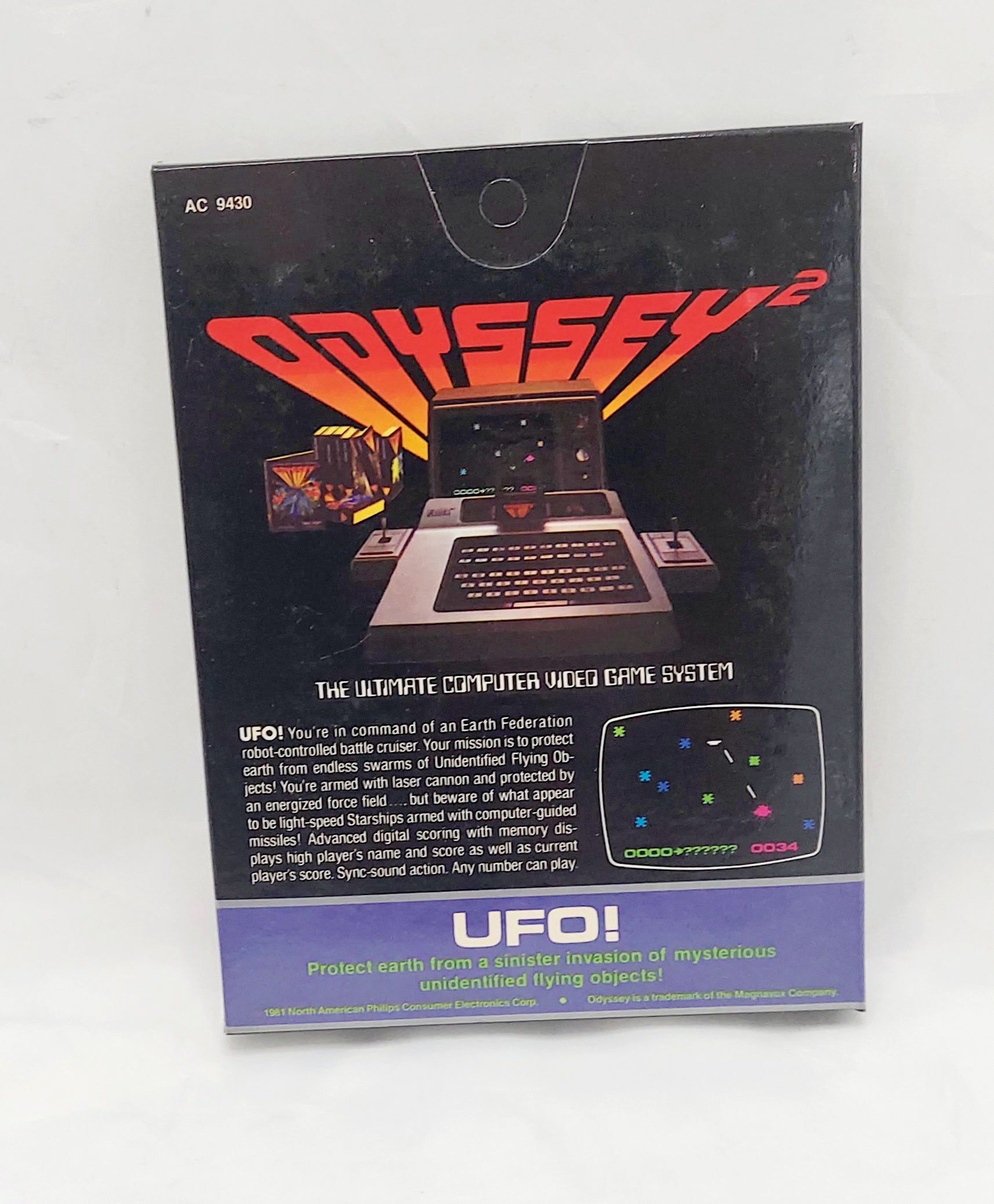 1981 Magnavox Odyssey 2 UFO Game - Open Box image 3