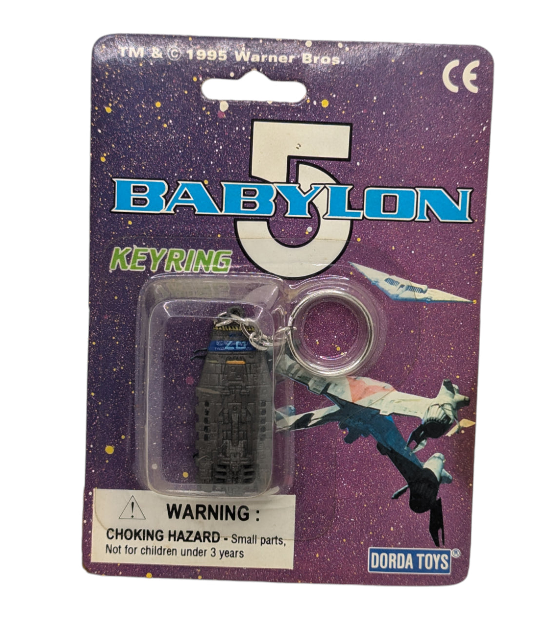 1995 Dorda Toys Babylon 5 Crew Shuttle Keyring Keychain Model 21283