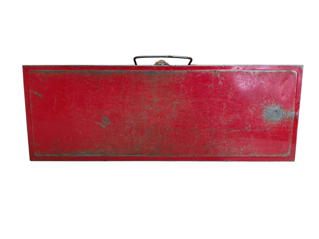 Vintage 630 Blue Diamond Handy Andy Metal Tool Box Only image 7