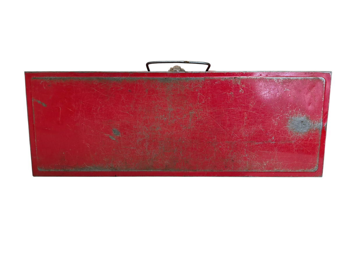 Vintage 630 Blue Diamond Handy Andy Metal Tool Box Only image 7