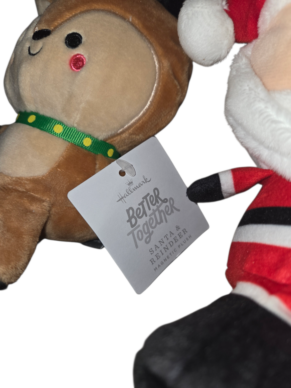 2025 Hallmark Santa And Reindeer Better Together Plush Set image 3