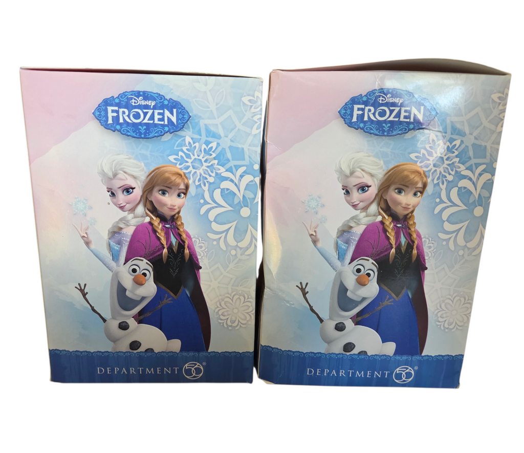 2015 Department 56 Disney Frozen Elsa & Olaf Trinket Boxes #4045050/#4045051 image 5
