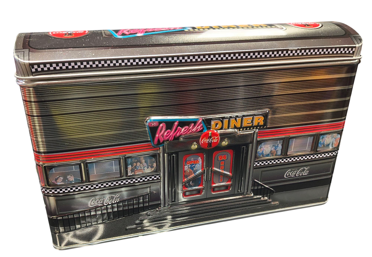 Coca-Cola Coke The Refresh Diner/Car Tin 8.5" image 2