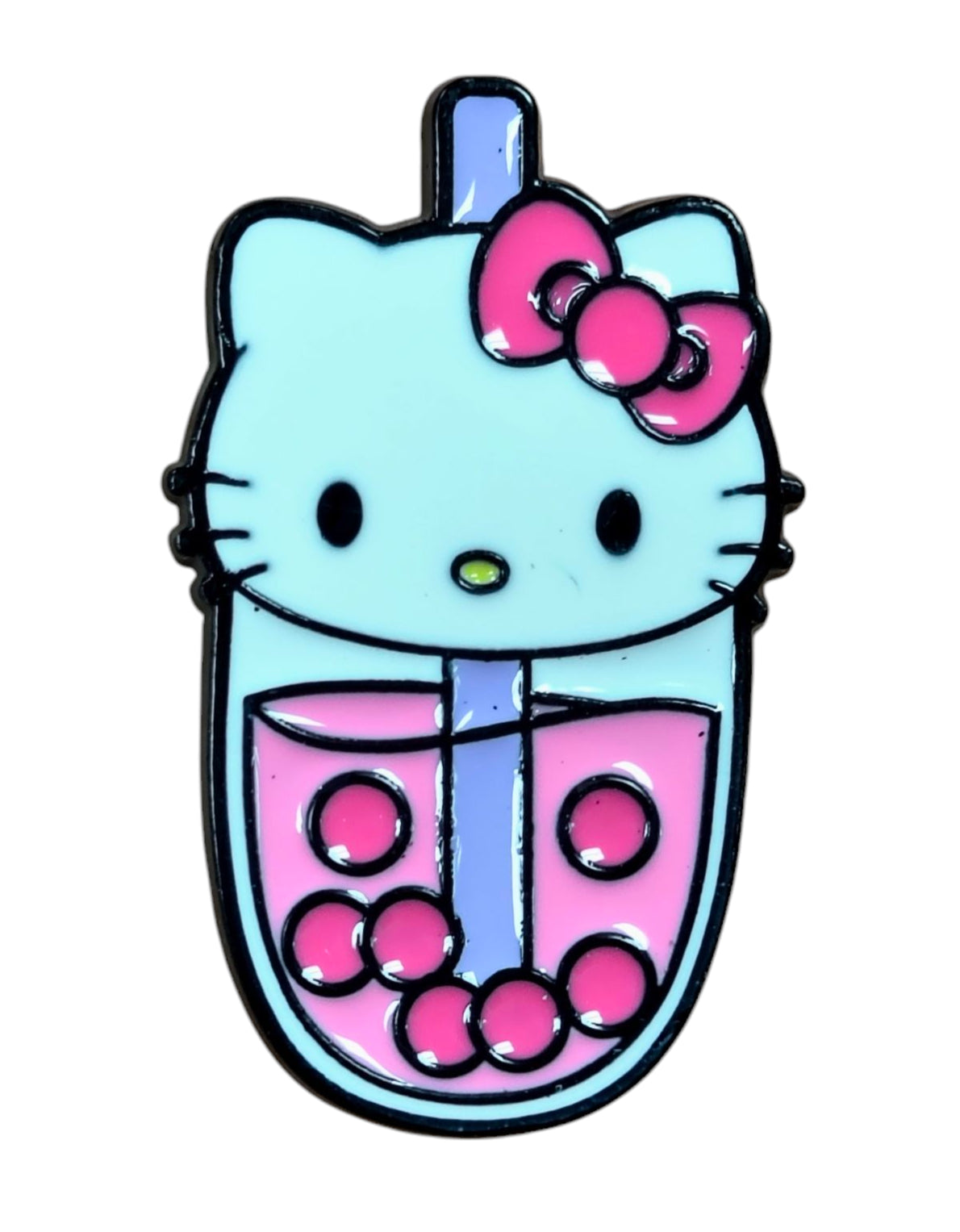 Sanrio Hello Kitty Boba Tea Character Enamel Pin