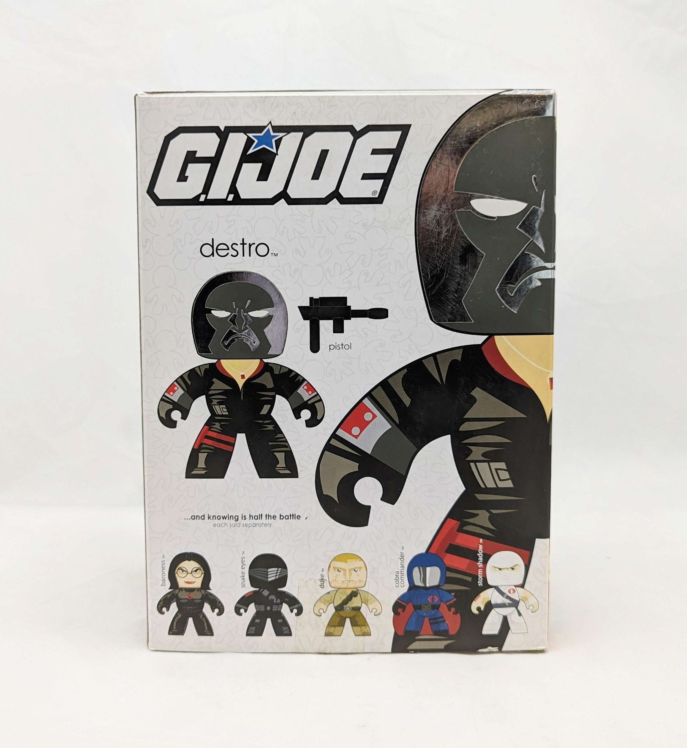 2008 Mighty Muggs G.I. Joe Destro 6" Vinyl Figure image 2