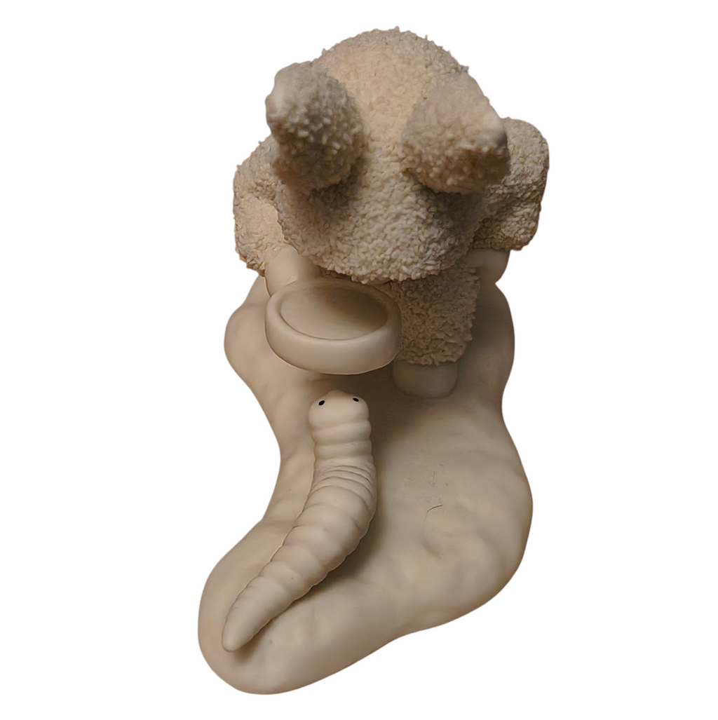 1997 Department 56 Snowbunnies You're As Cute As A Bug's Ear Easter Caterpillar image 3