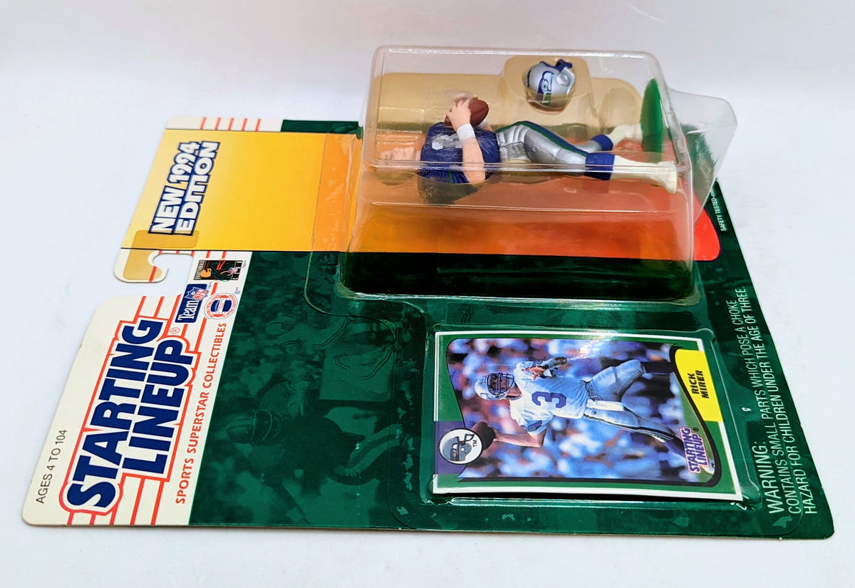 1994 Kenner Starting Lineup Rick Mirer Seattle Seahawks NFL Figure image 3