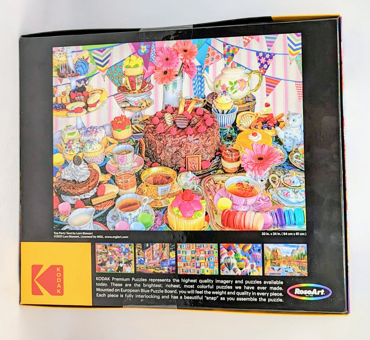 Kodak Premium 1500 Piece Jigsaw Puzzle Tea Party Tent image 2