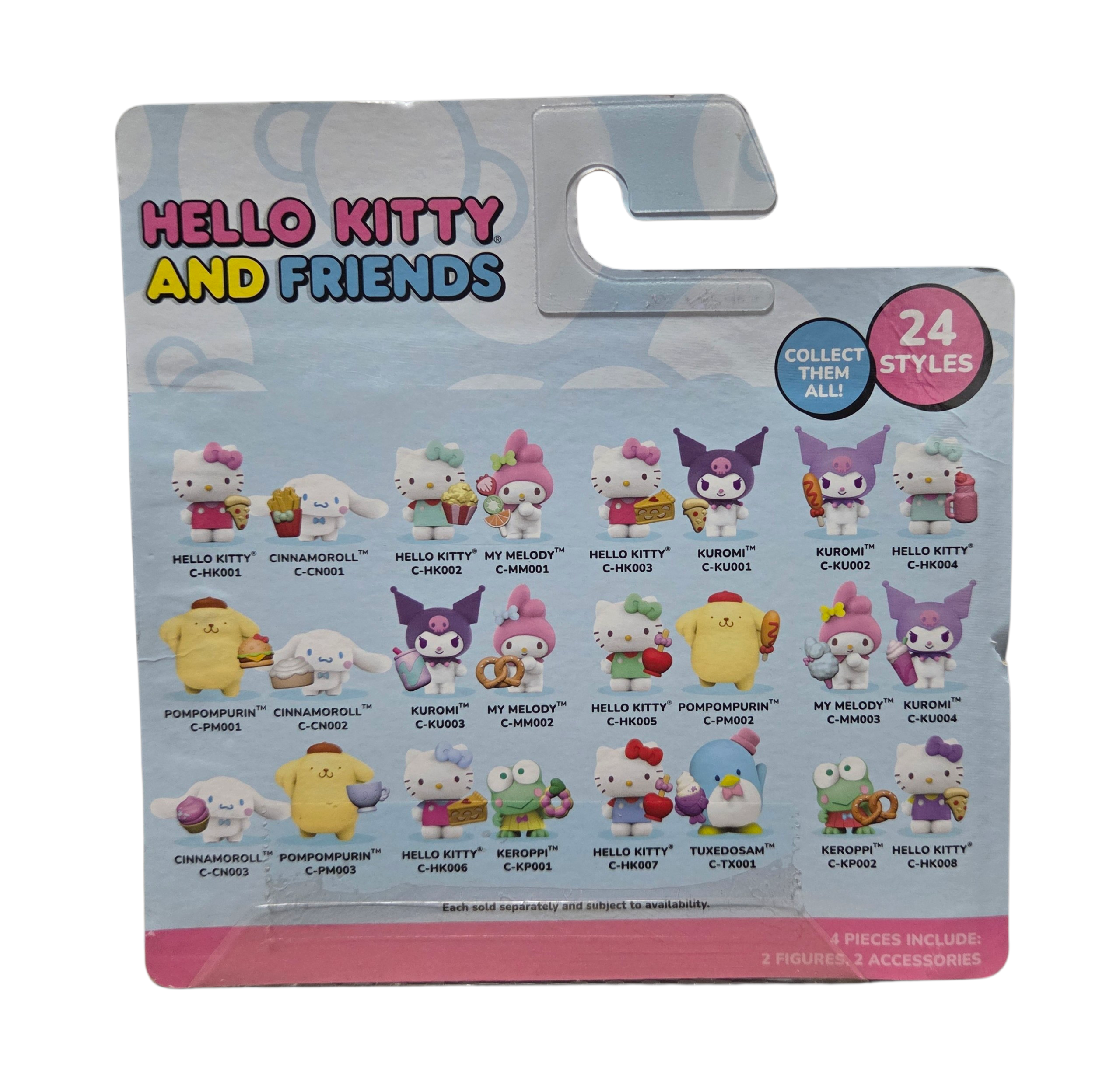 Hello Kitty & Friends Sweet and Salty Figures Series 1 Hello Kitty & Cinnamoroll image 2