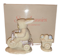 1997 Department 56 Snowbunnies #26287 Bunny Express Figurine