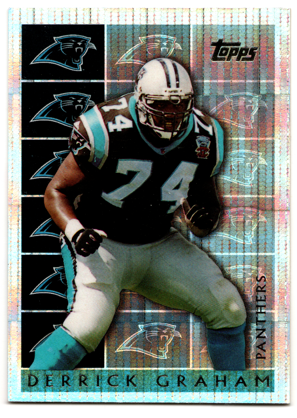 1995 Topps Panthers Derrick Graham Rookie RC #437 Foil