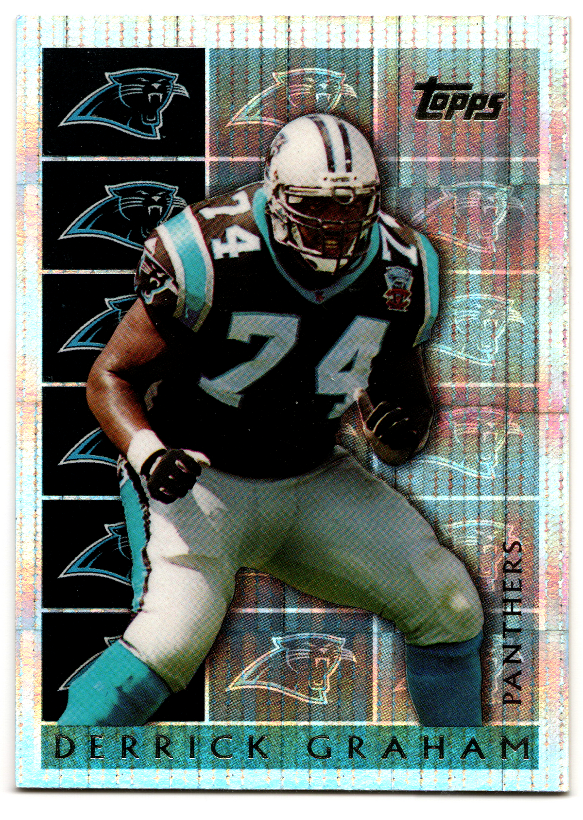 1995 Topps Panthers Derrick Graham Rookie RC #437 Foil
