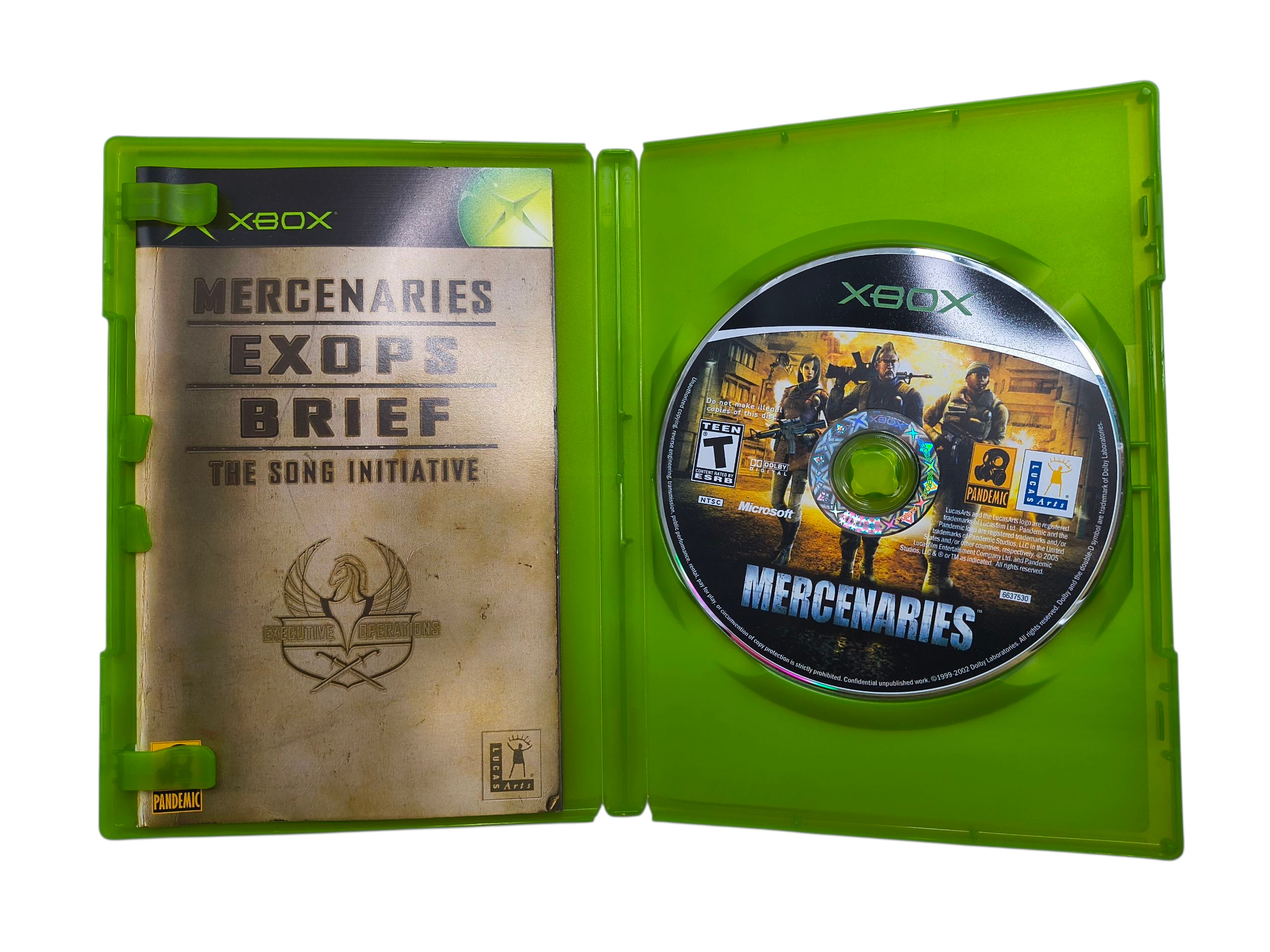 2005 Lucas Microsoft Xbox Mercenaries: Playground of Destruction Complete CIB image 2