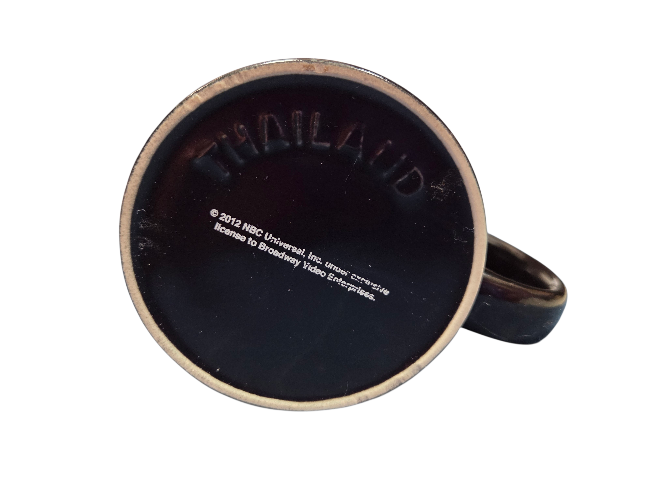 Saturday Night Live SNL Live from New York Black Coffee Mug Cup Tea image 3