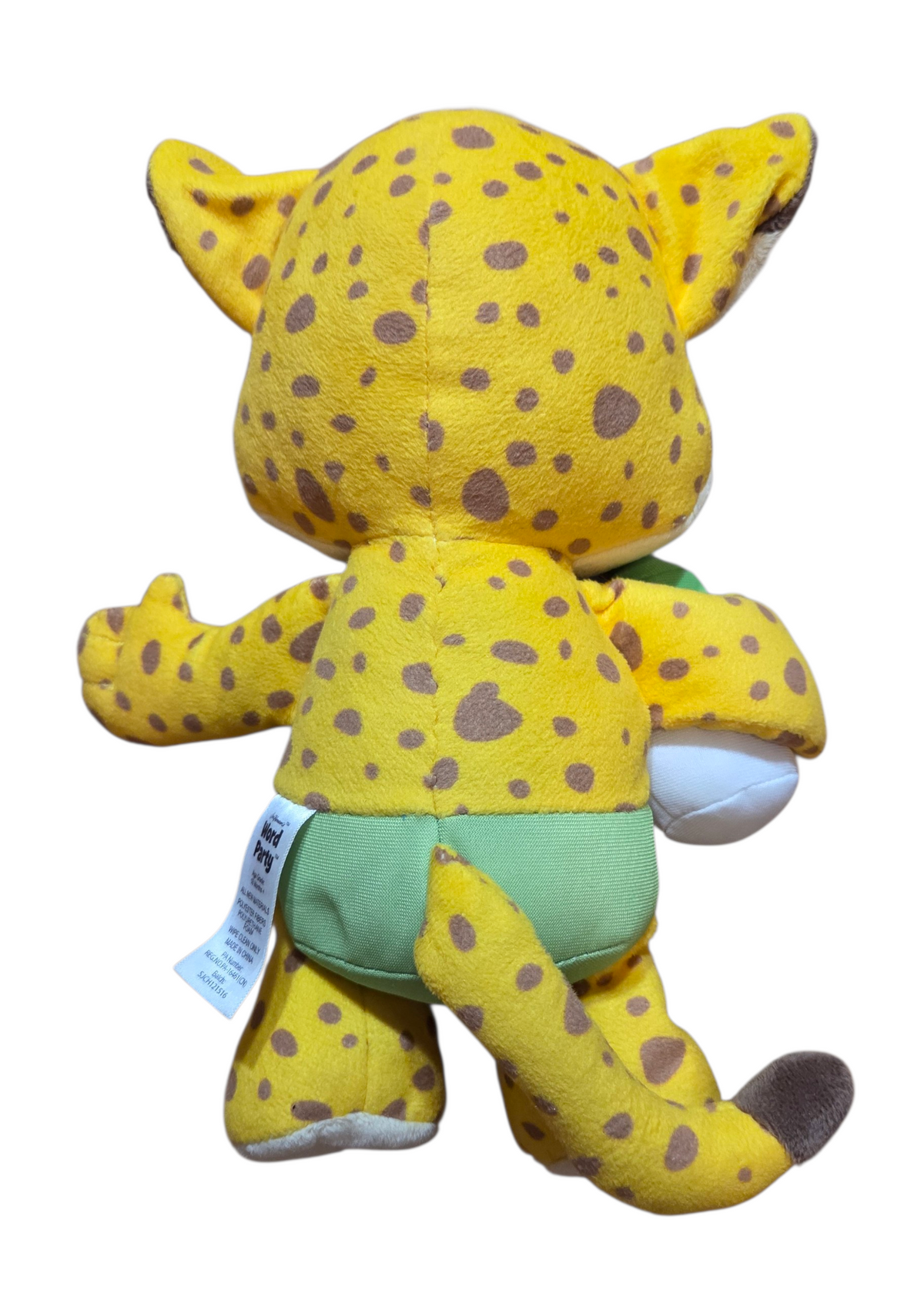 Snap Toys Word Party Franny 10" Stuffed Plush Cheetah Stuffed Animal image 2