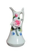 Vintage Mini Porcelain Rose Pitcher Made In Japan Hand Painted 3.5"