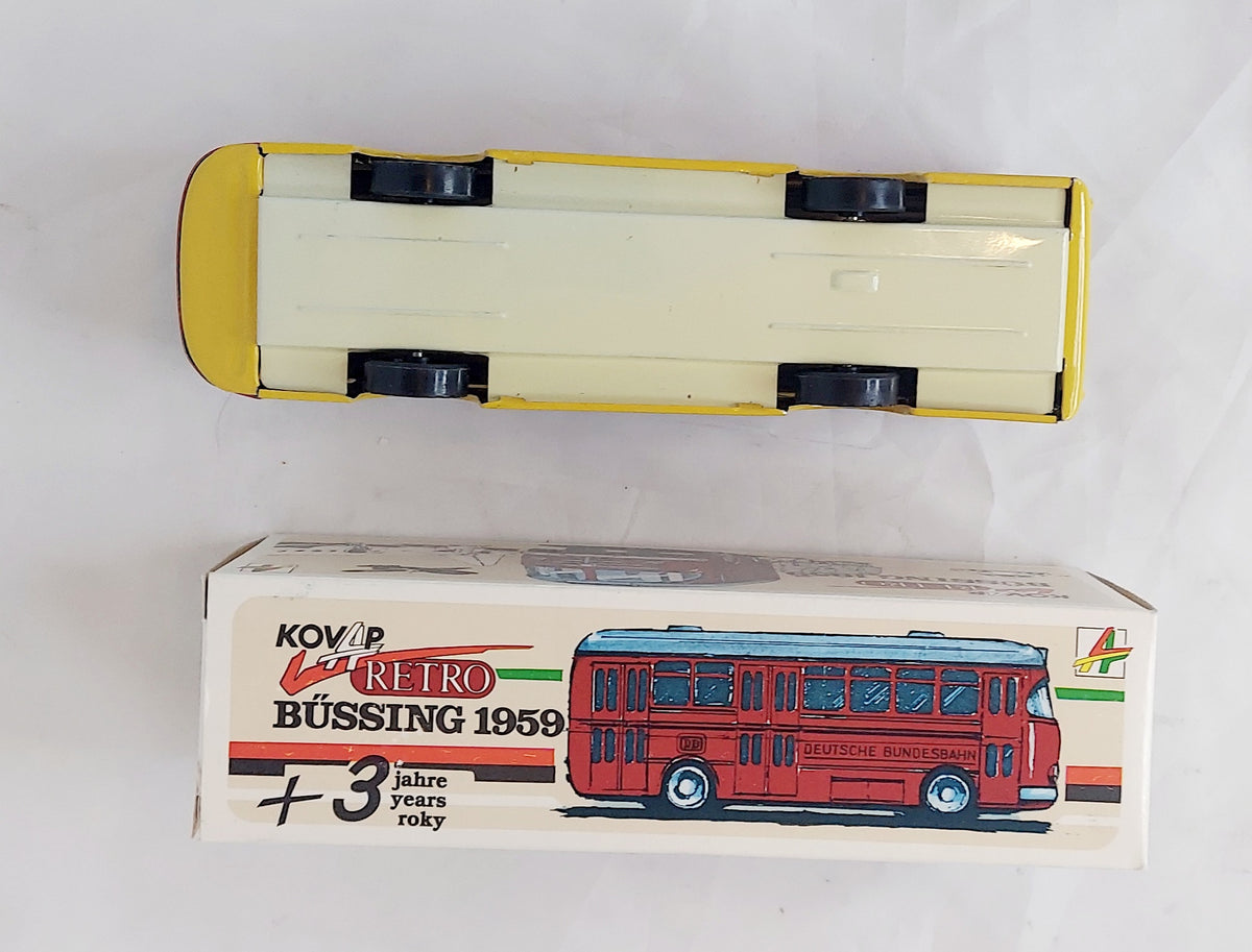 Kovap Retrobus 05-575/001 1959 Czech Republic Tin Yellow/Red Bus Retro Bussing image 3